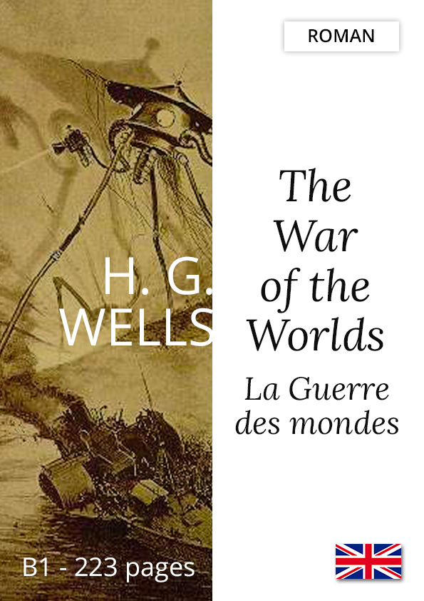 Livre bilingue Yesbook Guerre des mondes H.G. Wells roman anglais