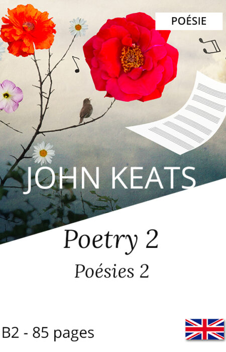 Recueil bilingue Yesbook Poetry John Keats poésie anglaise